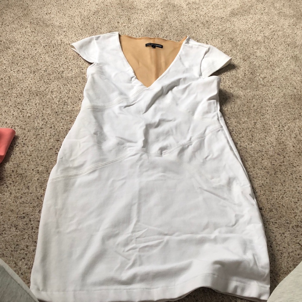 White womens dress size L David Lerner